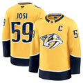 Roman Josi Nashville Predators Home Premium Jersey - Yellow product image 1