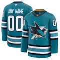 Custom San Jose Sharks Home Premium Jersey - Teal product image 1