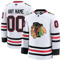 Custom Chicago Blackhawks Away Premium Jersey - White product image 1