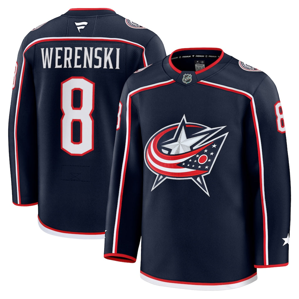 Zach Werenski Columbus Blue Jackets Home Premium Jersey product image 1