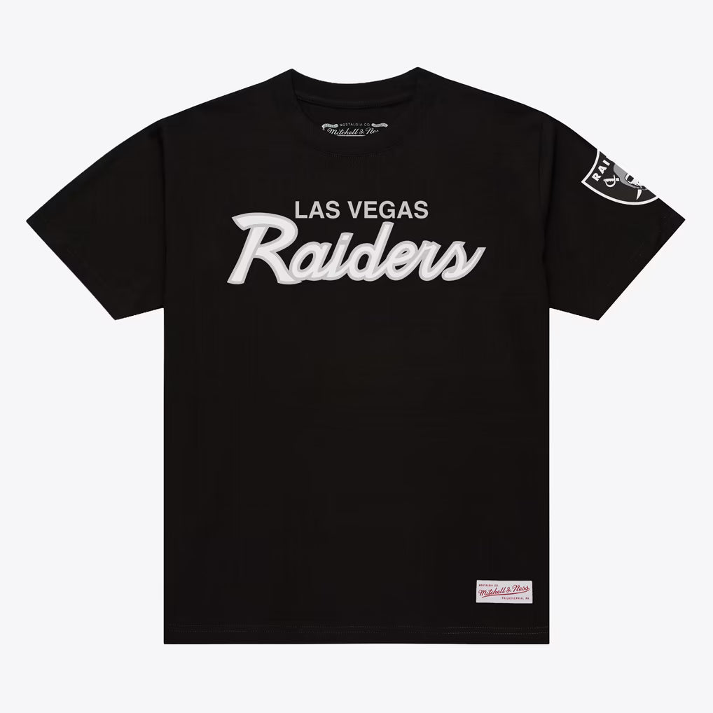 Mitchell & Ness Las Vegas Raiders T-Shirt - Black product image 1, provided for visual reference and product detail review