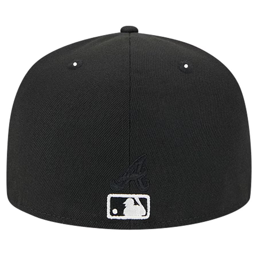 New Era Atlanta Braves Dotted Floral 59FIFTY Fitted Hat product image 4, provided for visual reference and product detail