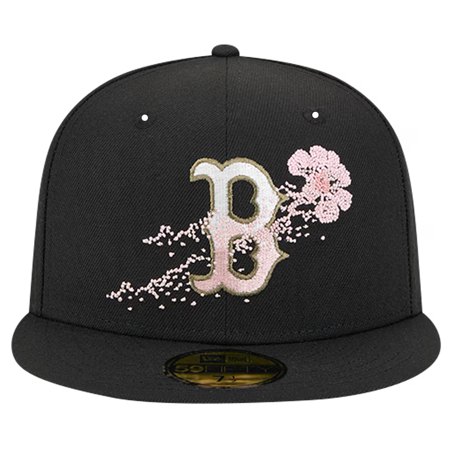 New Era Boston Red Sox Floral 59FIFTY Fitted Hat product image 1, provided for visual reference and product detail review