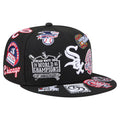 New Era Chicago White Sox All Over 59FIFTY Fitted Hat - Black product image 1, provided for visual reference and product