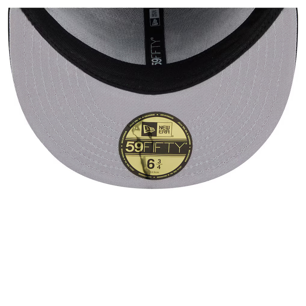 New Era Chicago White Sox All Over 59FIFTY Fitted Hat - Black product image 5, provided for visual reference and product