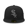 New Era Chicago White Sox Side Script 59FIFTY Fitted Hat - Black product image 4, provided for visual reference and product