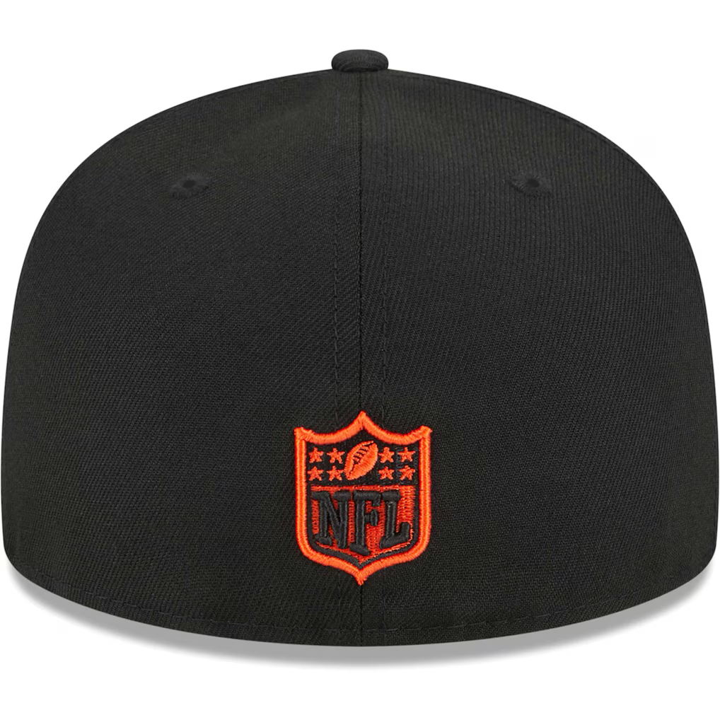 New Era Cincinnati Bengals Basic 59FIFTY Fitted Hat- Black product image 4, provided for visual reference and product detail