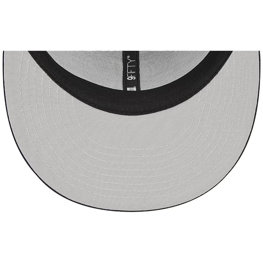 New Era Cincinnati Reds Trucker 9FIFTY Snapback Hat-Black/White product image 5, provided for visual reference and product