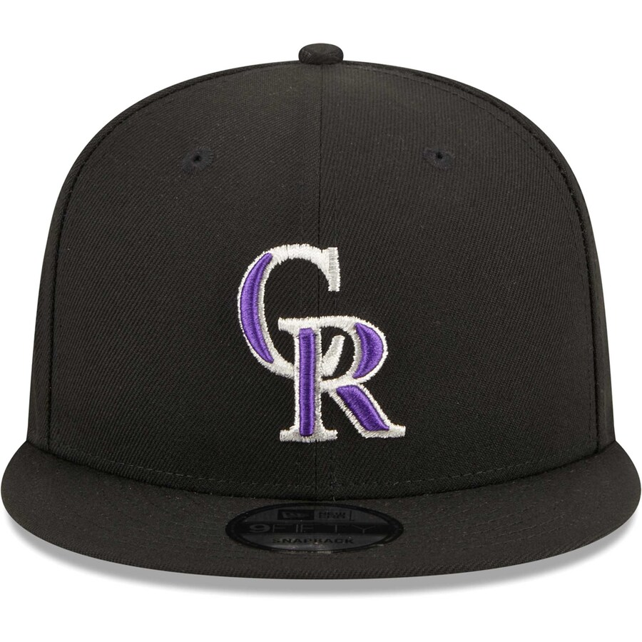 New Era Colorado Rockies 2021 All Star Side Patch 9FIFTY Hat-Black product image 2, provided for visual reference and