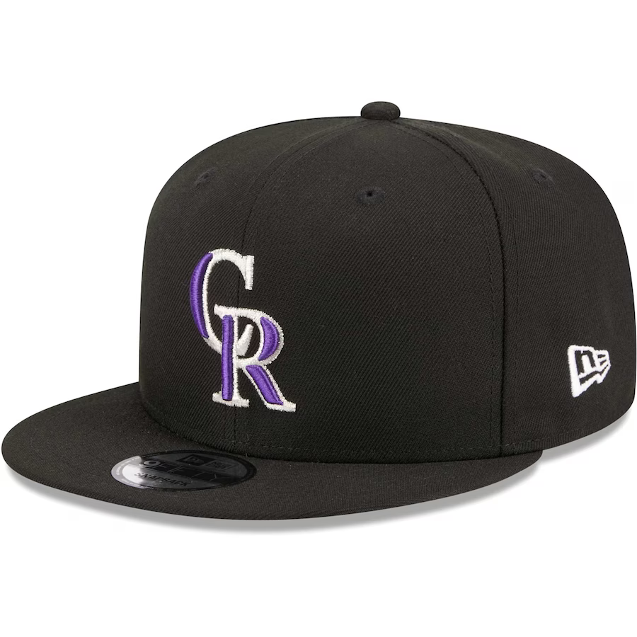 New Era Colorado Rockies 2021 All Star Side Patch 9FIFTY Hat-Black product image 3, provided for visual reference and