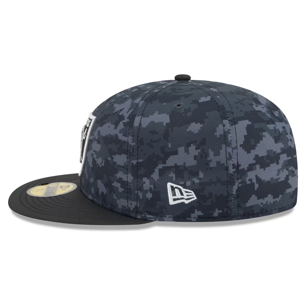 New Era Las Vegas Raiders Salute To Service 2026 59FIFTY Fitted Hat product image 5, provided for visual reference and