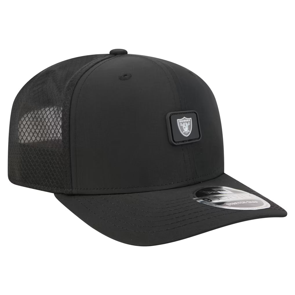 New Era Las Vegas Raiders Micro Badge 9SEVENTY Adjustable Hat-Black product image 1, provided for visual reference and