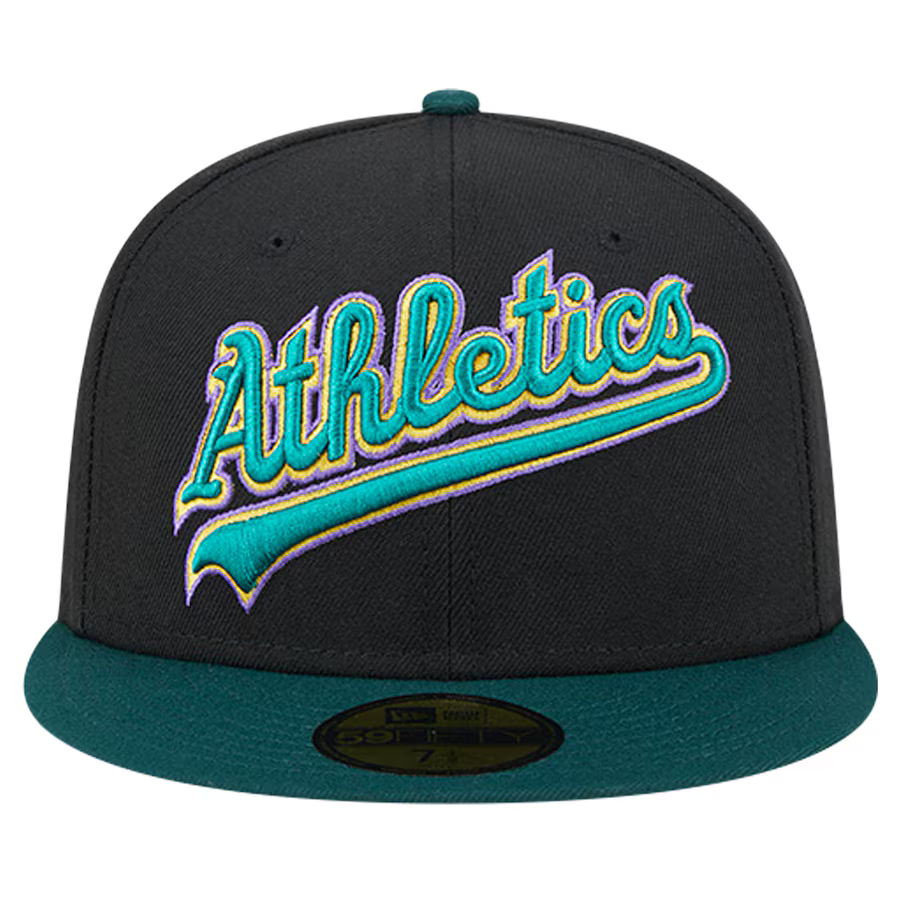 New Era Oakland Athletics Retro Spring Training 59FIFTY Fitted Hat product image 3, provided for visual reference and