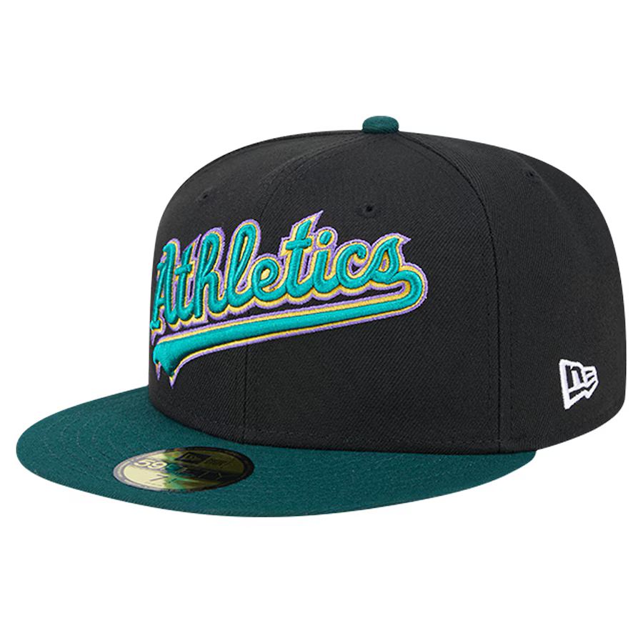 New Era Oakland Athletics Retro Spring Training 59FIFTY Fitted Hat product image 2, provided for visual reference and