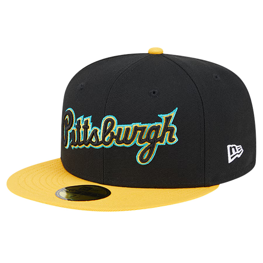 New Era Pittsburgh Pirates Retro Spring Training 59FIFTY Fitted Hat product image 2, provided for visual reference and