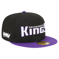 New Era Sacramento Kings Statement Edition 59FIFTY Fitted Hat-Black product image 1, provided for visual reference and