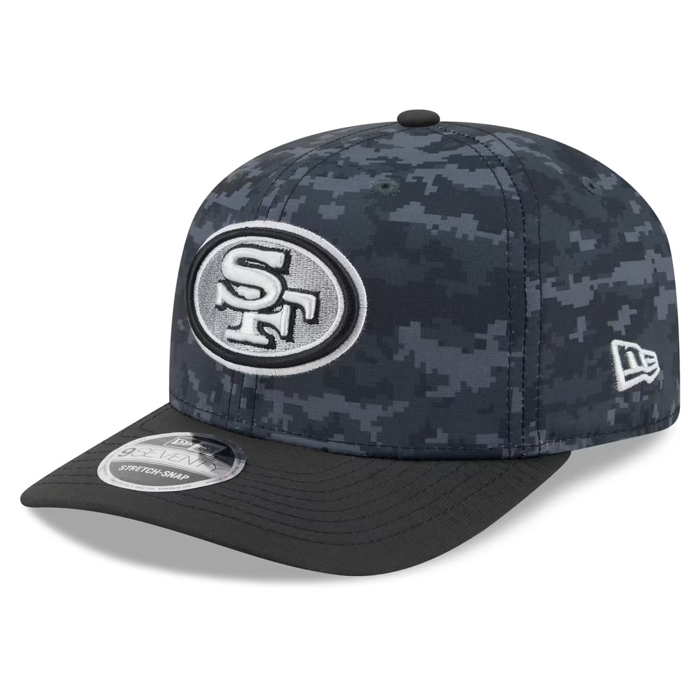 New Era San Francisco 49ers 2026 Salute to Service 9SEVENTY Stretch-Snap Hat product image 3, provided for visual reference