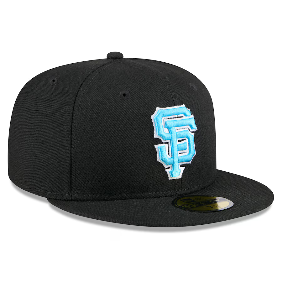 New Era San Francisco Giants 59FIFTY Fitted Hat 2024 - Black product image 3, provided for visual reference and product