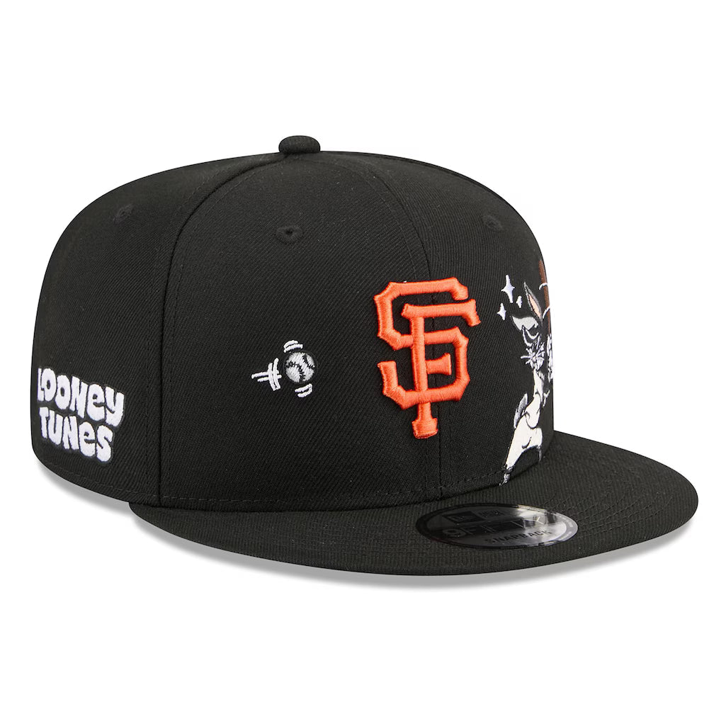 New Era San Francisco Giants Bugs Bunny 9FIFTY Snapback Hat-Black product image 2, provided for visual reference and product