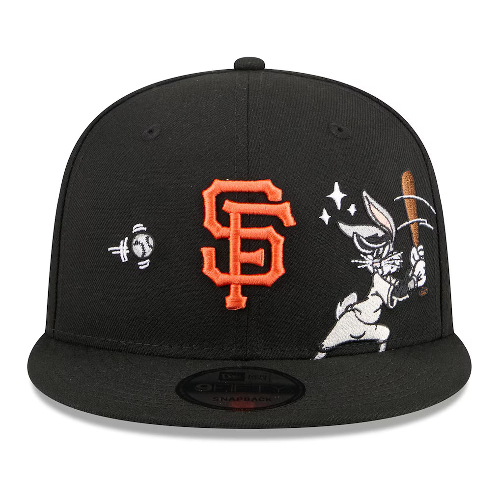 New Era San Francisco Giants Bugs Bunny 9FIFTY Snapback Hat-Black product image 1, provided for visual reference and product