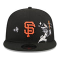 New Era San Francisco Giants Bugs Bunny 9FIFTY Snapback Hat-Black product image 1, provided for visual reference and product