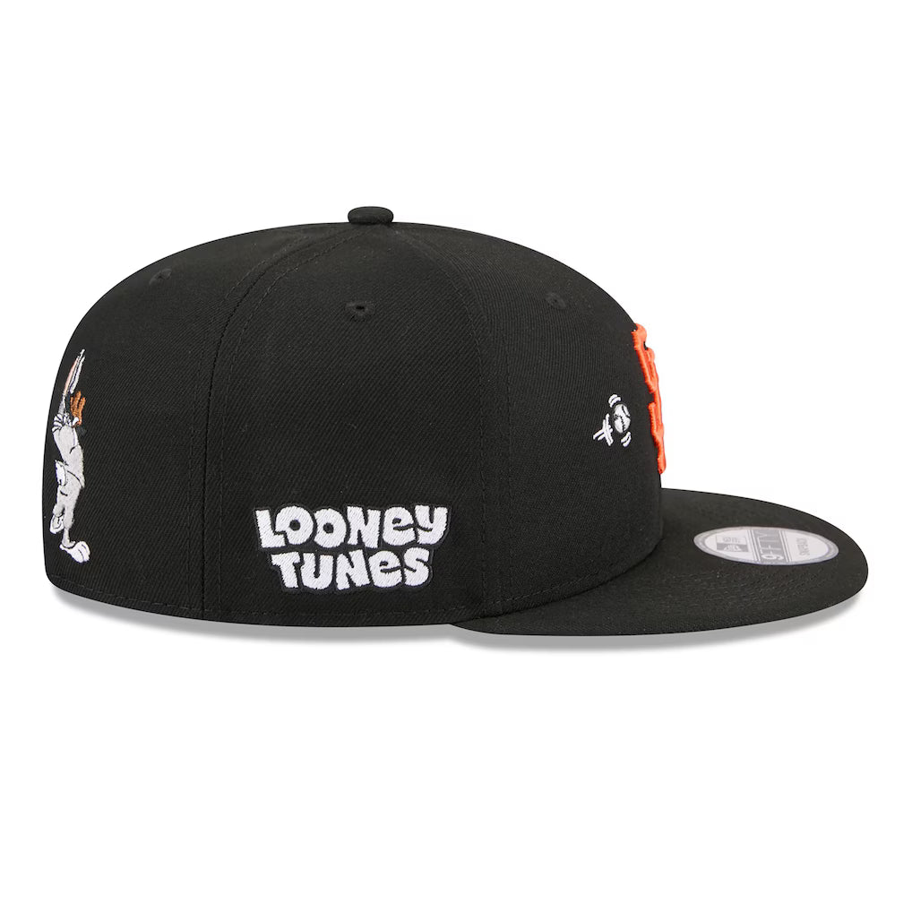 New Era San Francisco Giants Bugs Bunny 9FIFTY Snapback Hat-Black product image 4, provided for visual reference and product