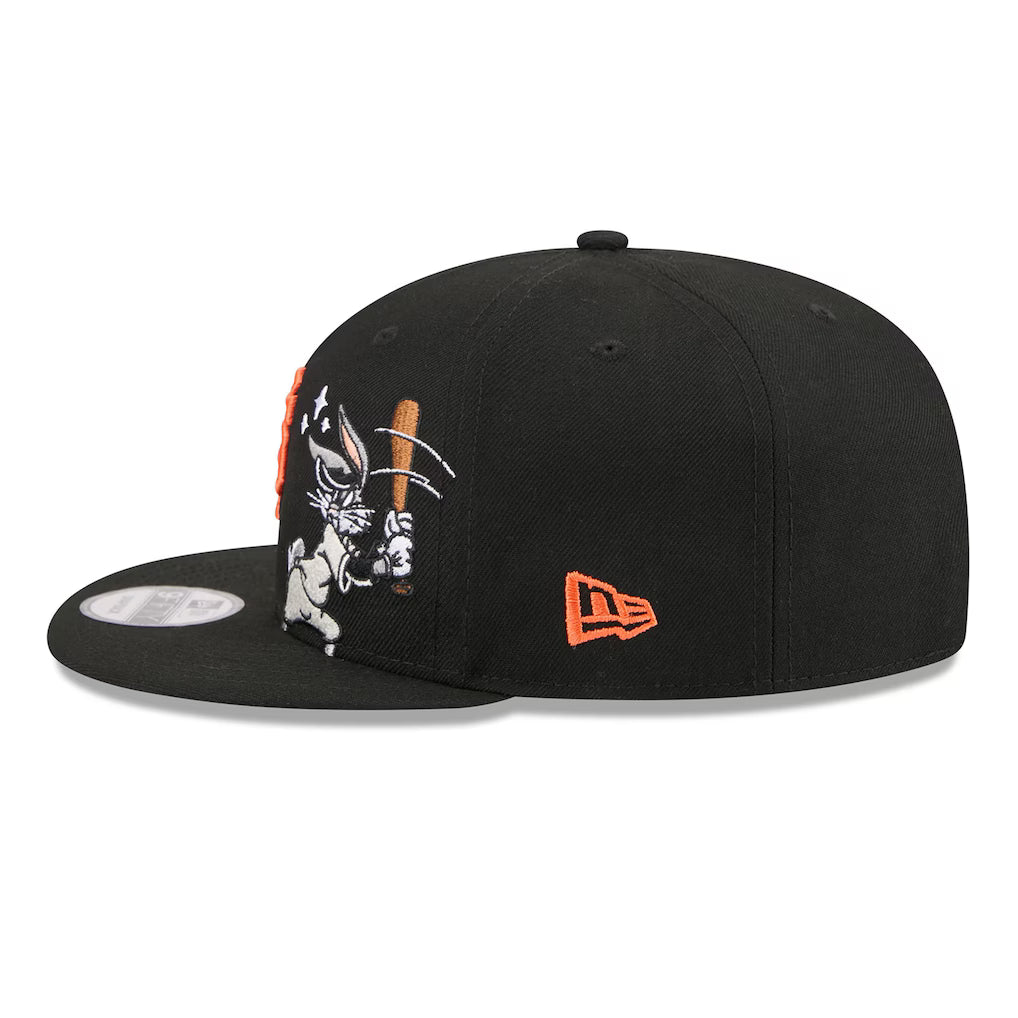 New Era San Francisco Giants Bugs Bunny 9FIFTY Snapback Hat-Black product image 5, provided for visual reference and product