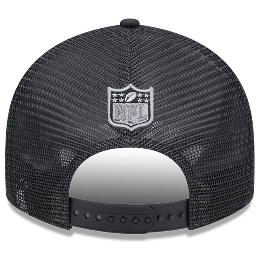 New Era Men Las Vegas Raiders 2024 NFL Draft On Stage Low Profile 9Fifty Trucker Adjustable Hat product image 4, provided