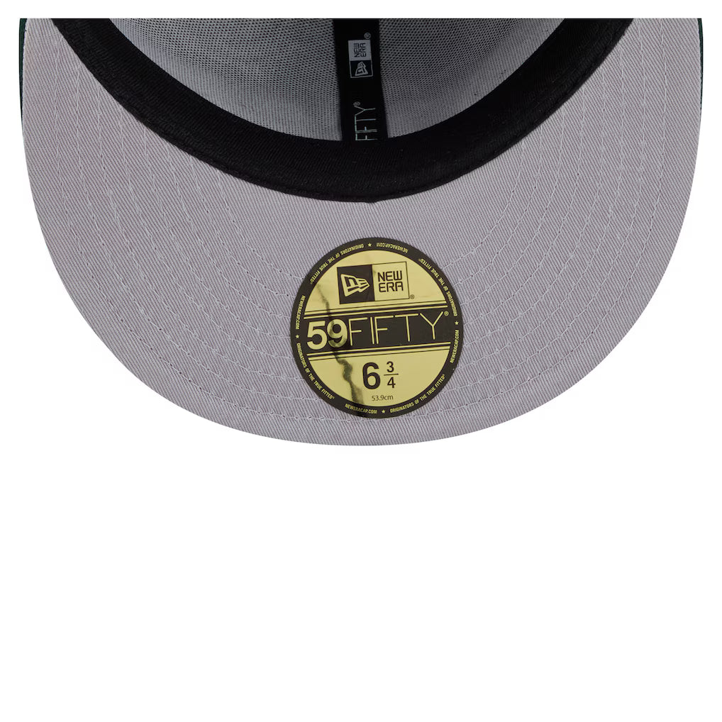 New Era Athletics All Over 59FIFTY Fitted Hat - Green product image 5, provided for visual reference and product detail