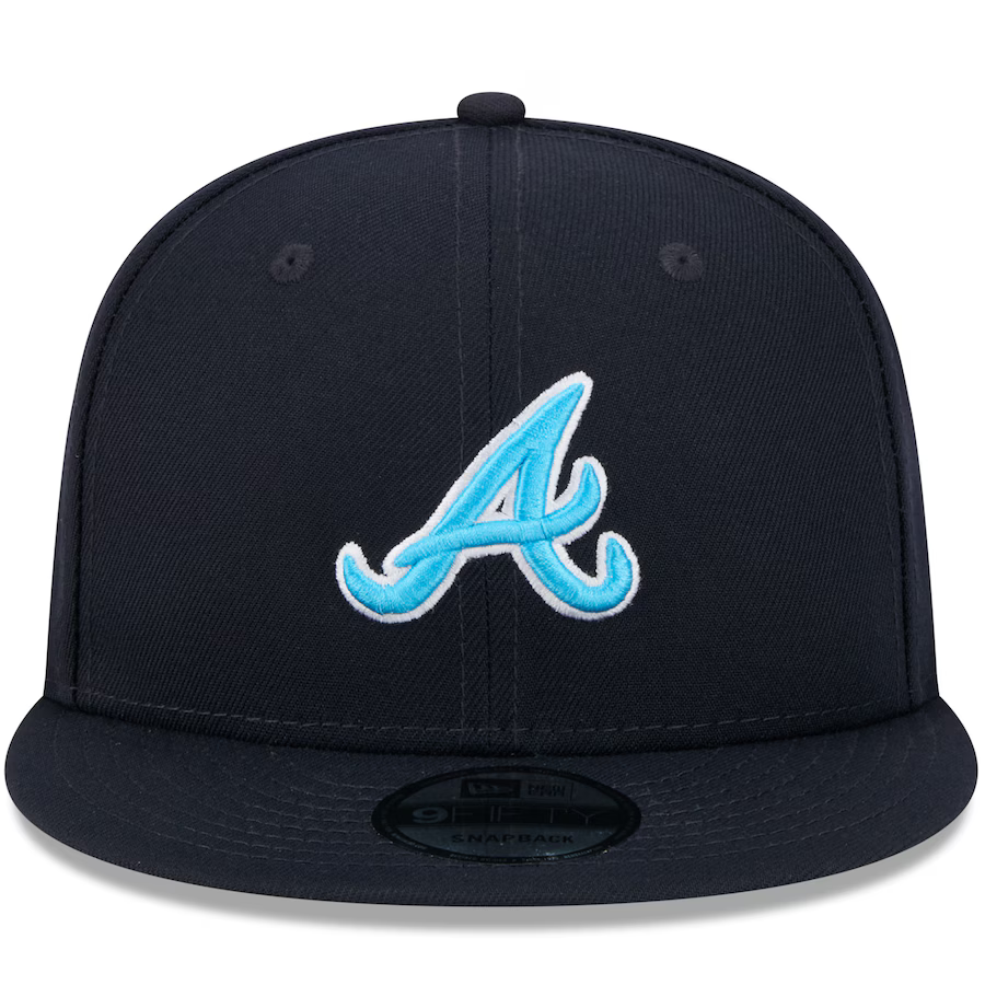 New Era Atlanta Braves 2024 9FIFTY Snapback Hat product image 2, provided for visual reference and product detail review