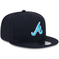 New Era Atlanta Braves 2024 9FIFTY Snapback Hat product image 1, provided for visual reference and product detail review