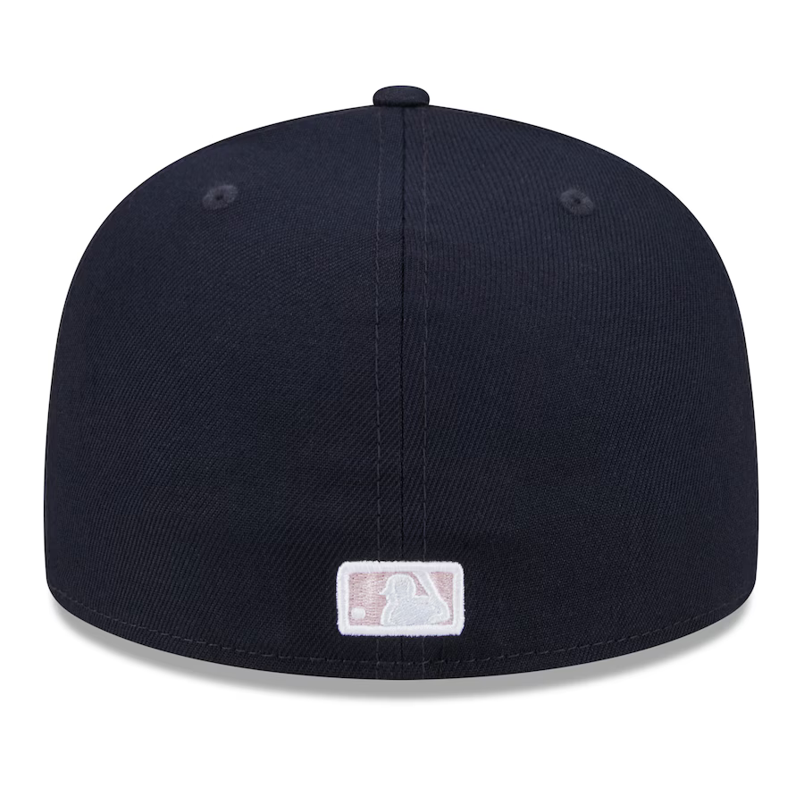 New Era Atlanta Braves On-Field 59FIFTY Fitted Hat-Navy product image 5, provided for visual reference and product detail