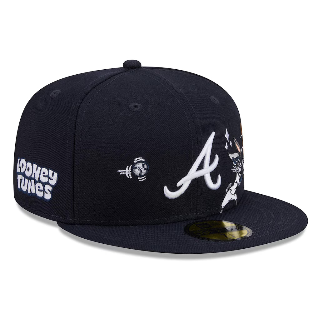 New Era Atlanta Braves Bugs Bunny Swing 59FIFTY Fitted Hat product image 2, provided for visual reference and product detail