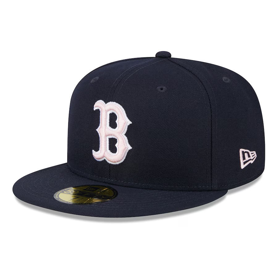 New Era Boston Red Sox On-Field 59FIFTY Fitted Hat-Navy product image 2, provided for visual reference and product detail