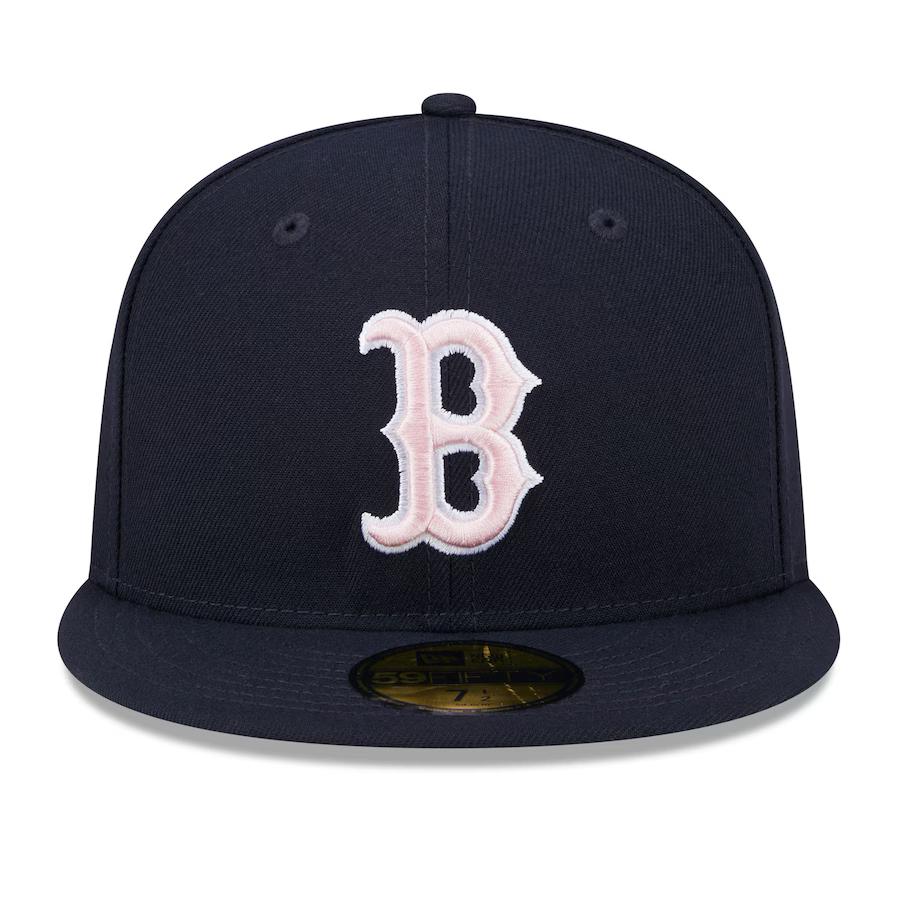 New Era Boston Red Sox On-Field 59FIFTY Fitted Hat-Navy product image 3, provided for visual reference and product detail
