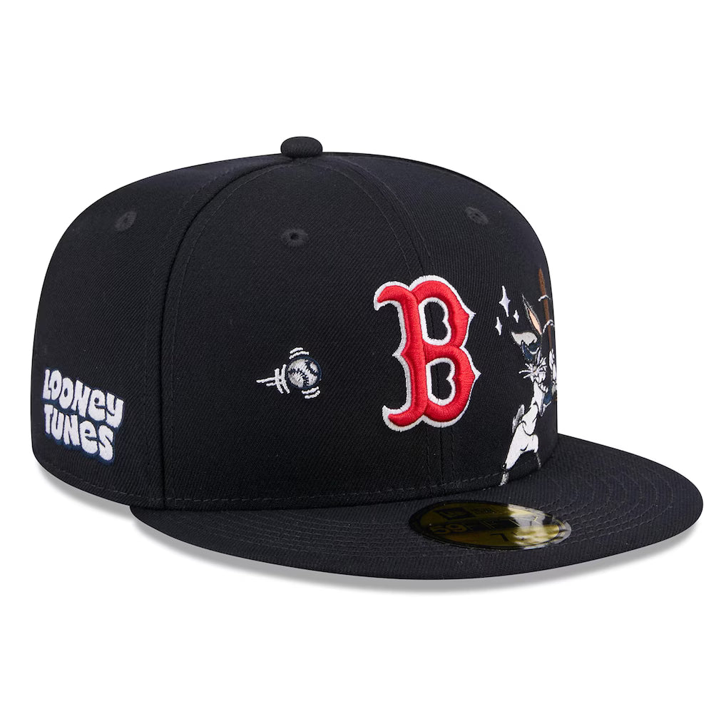 New Era Boston Red Sox Bugs Bunny Swing 59FIFTY Fitted Hat product image 2, provided for visual reference and product detail