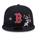 New Era Boston Red Sox Bugs Bunny Swing 59FIFTY Fitted Hat product image 1, provided for visual reference and product detail