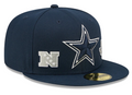 New Era Dallas Cowboys Identity 59FIFTY Fitted Hat - Navy product image 1, provided for visual reference and product detail