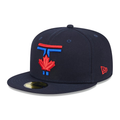 New Era Men Toronto Blue Jays City Connect 59FIFTY Fitted Hat 2024 - Navy product image 1, provided for visual reference and