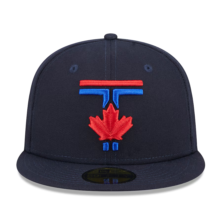 New Era Men Toronto Blue Jays City Connect 59FIFTY Fitted Hat 2024 - Navy product image 2, provided for visual reference and
