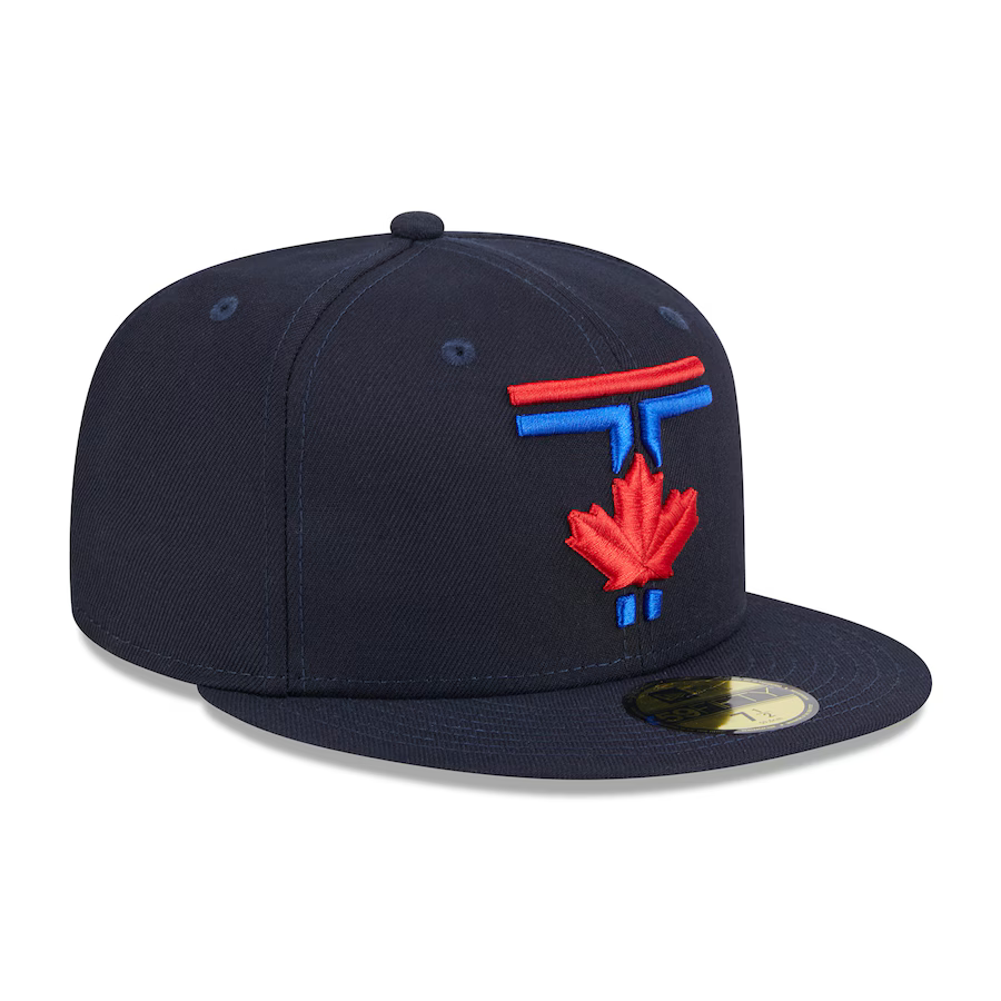 New Era Men Toronto Blue Jays City Connect 59FIFTY Fitted Hat 2024 - Navy product image 3, provided for visual reference and