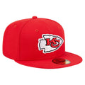 New Era Kansa City Chiefs Basic 59FIFTY Fitted Hat-Red product image 1, provided for visual reference and product detail