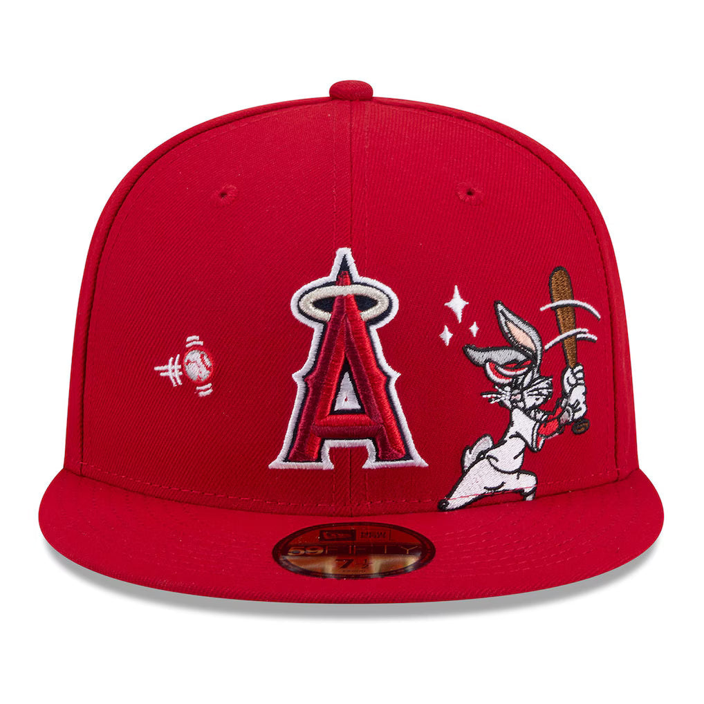 New Era Los Angeles Angels Bugs Bunny 9FIFTY Snapback Hat product image 1, provided for visual reference and product detail