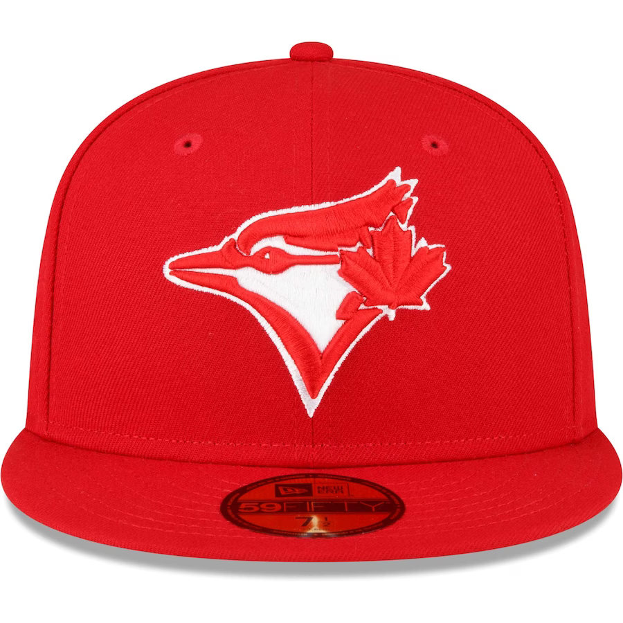 New Era Toronto Blue Jays All Star Game Side Patch Scarlet 59FIFTY Fitted product image 2, provided for visual reference and