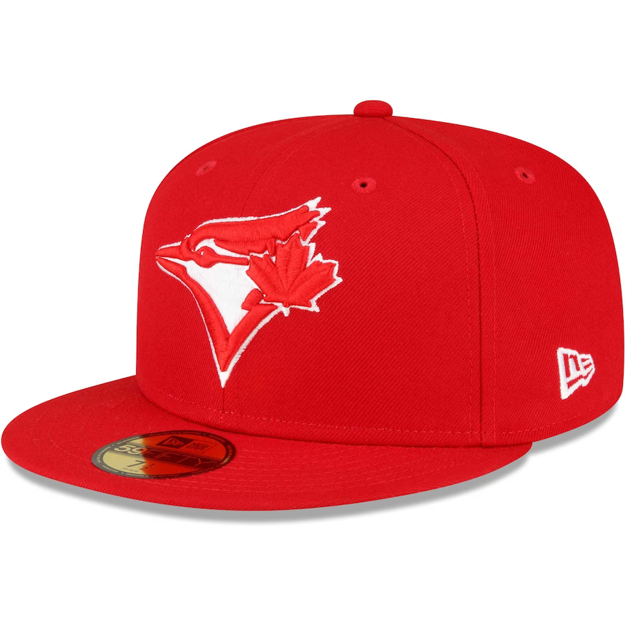 New Era Toronto Blue Jays All Star Game Side Patch Scarlet 59FIFTY Fitted product image 3, provided for visual reference and