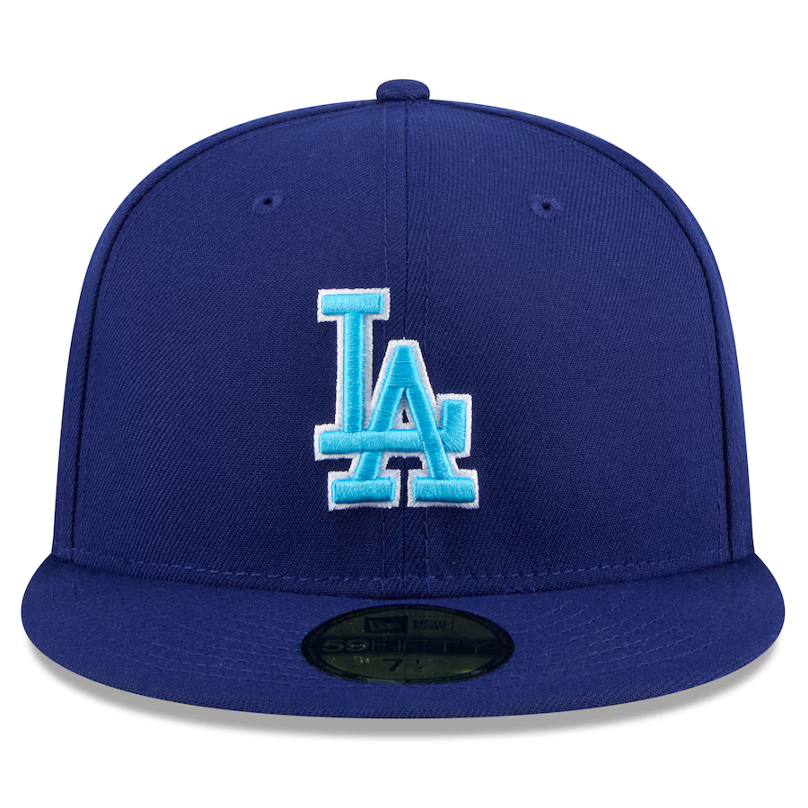 New Era Los Angeles Dodgers 59FIFTY Fitted Hat 2024 - Royal product image 2, provided for visual reference and product