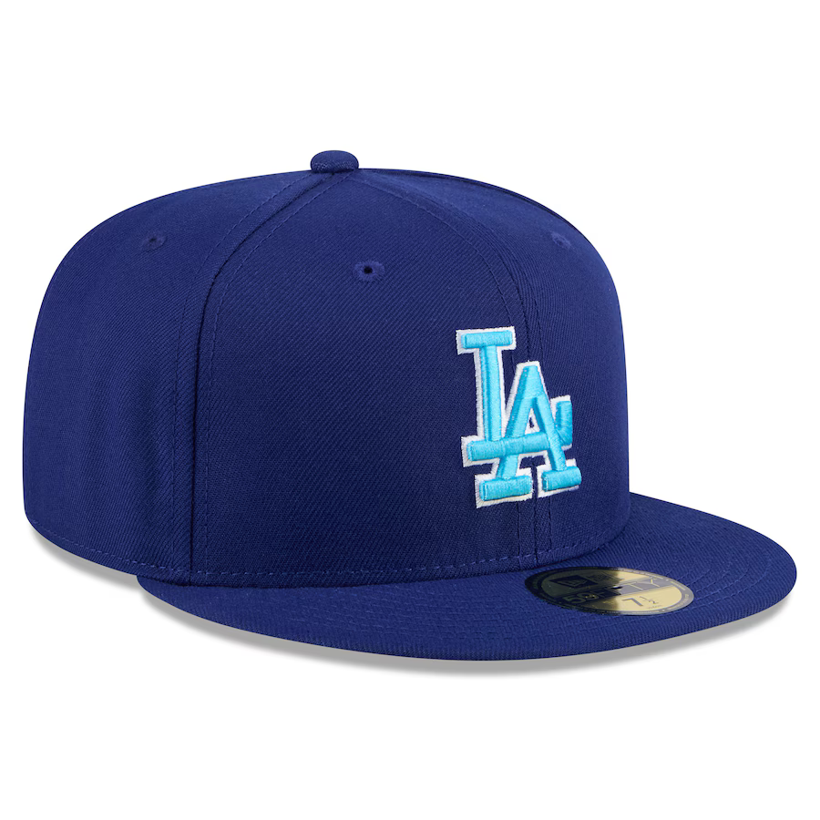 New Era Los Angeles Dodgers 59FIFTY Fitted Hat 2024 - Royal product image 3, provided for visual reference and product