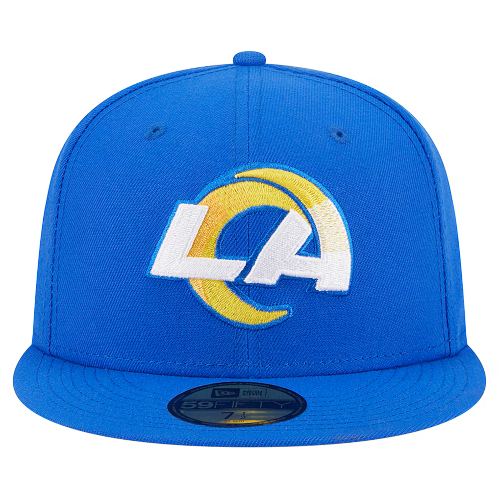 New Era Los Angeles Rams Basic 59FIFTY Fitted Hat- Royal product image 3, provided for visual reference and product detail