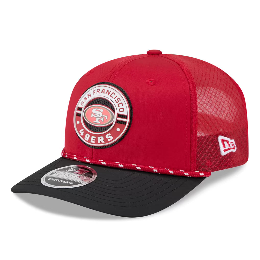 New Era San Francisco 49ers Game 9SEVENTY trucker Adjustable Hat product image 2, provided for visual reference and product