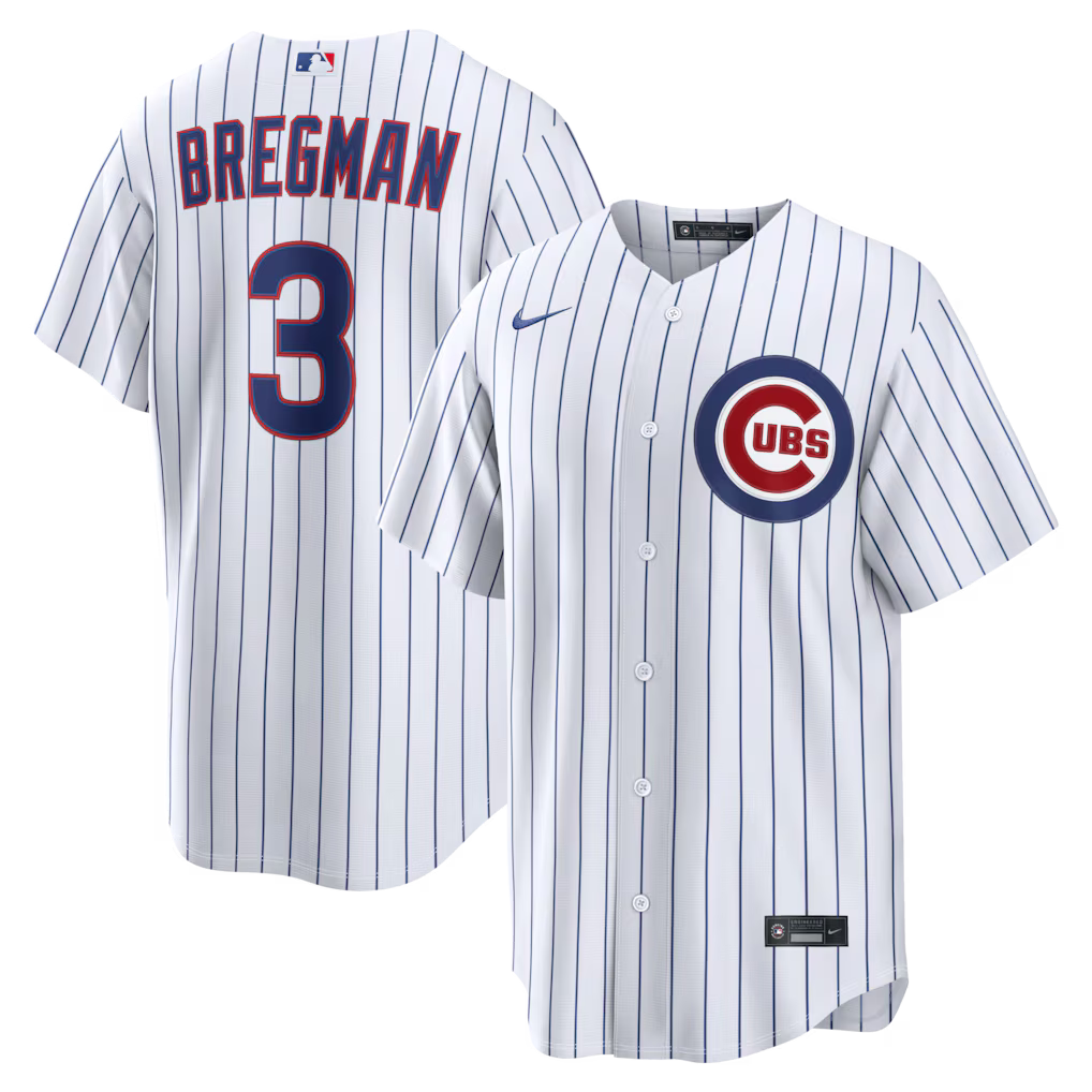 Alex Bregman Chicago Cubs Home Jersey - White product image 1